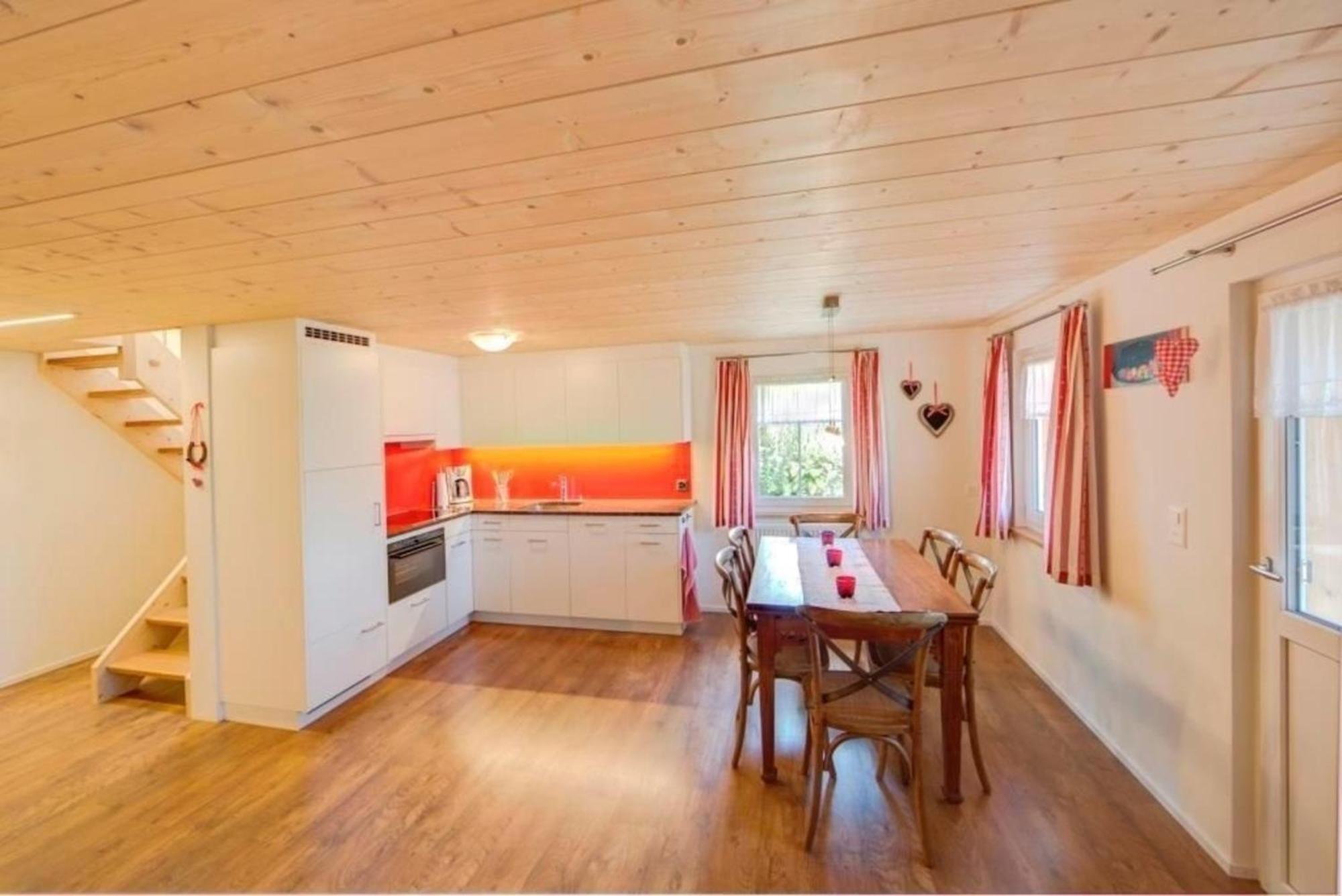 Bauernhof Fendrig - Neue Wohnung Haslen Buitenkant foto
