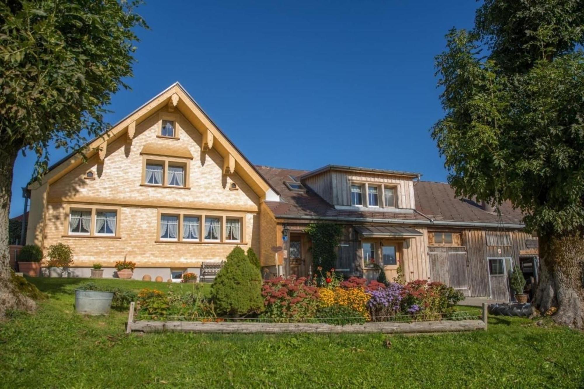 Bauernhof Fendrig - Neue Wohnung Haslen Buitenkant foto